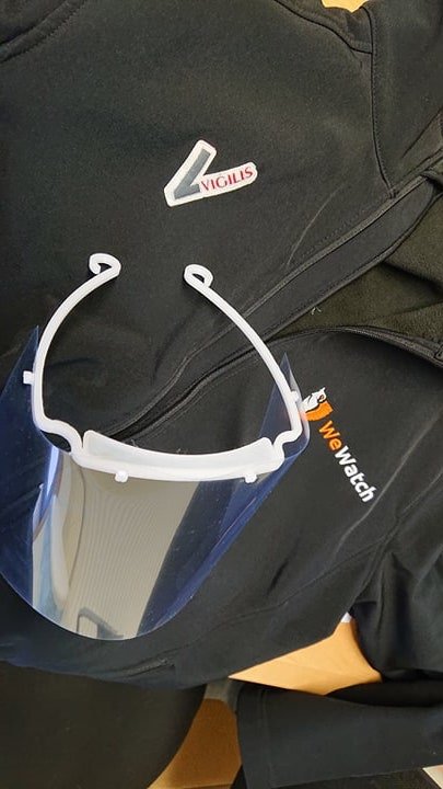 Visières de protection individuelle