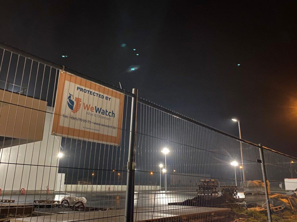 Mission de surveillance d'une usine opéré par WeWatch Security