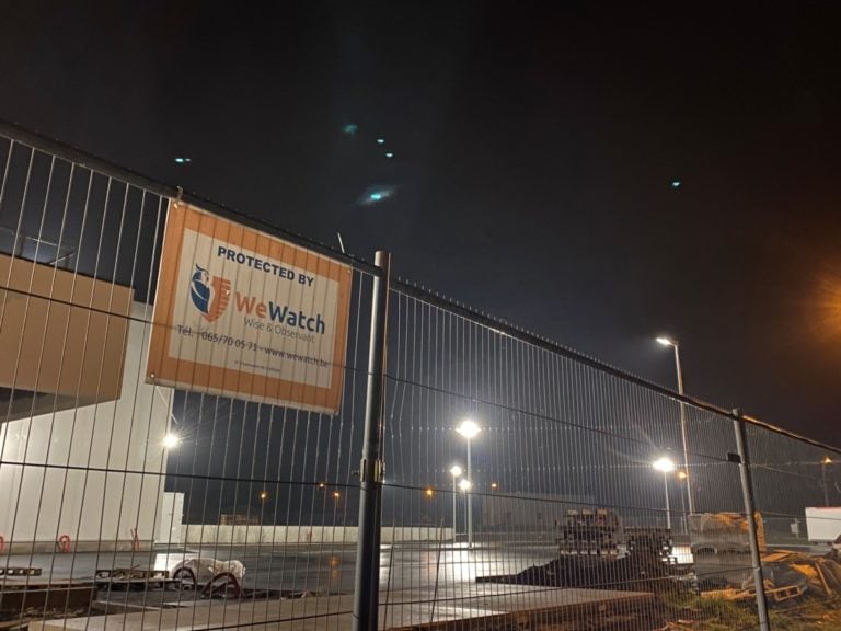 Mission de surveillance d'une usine opéré par WeWatch Security