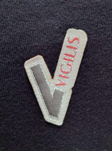 Badge Vigilis patch velcro agent de sécurité WeWatch Security